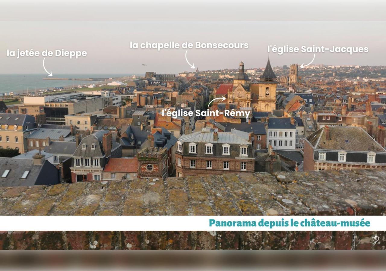 Maison De Charme A Dieppe, Confort Et Loisirs Bagian luar foto