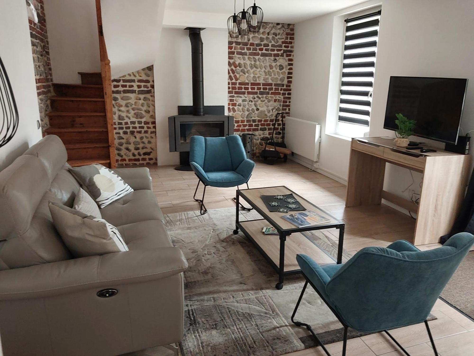 Maison De Charme A Dieppe, Confort Et Loisirs Bagian luar foto